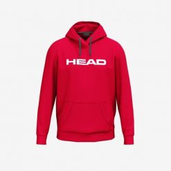 Bluza z kapturem Head Club Original. Czerwone bluzy sportowe męskie Head, bez wzorów, z kapturem, tenisowe. W wyprzedaży za 207.00 zł.