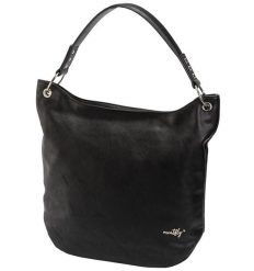 Torebka damska elegancka z metalowymi detalami – czarna 14L Meatfly. Czarne torby na ramię damskie Meatfly, bez wzorów, z materiału, eleganckie, bez dodatków. Za 186.99 zł.