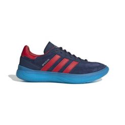 Buty do piłki ręcznej spezial pro. Czerwone buty sportowe męskie Adidas, z zamszu, bez zapięcia, do piłki ręcznej. Za 506.75 zł.
