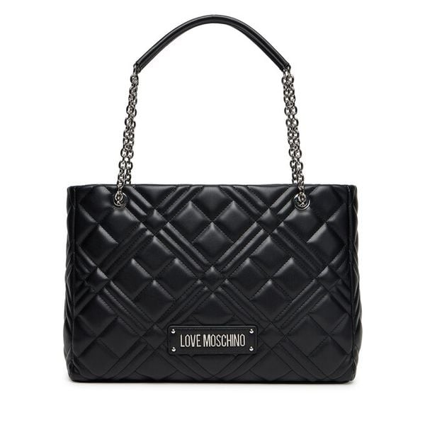 Torebka LOVE MOSCHINO. Czarne torebki do ręki damskie Love Moschino, bez wzorów, klasyczne, bez dodatków. Za 749.99 zł.