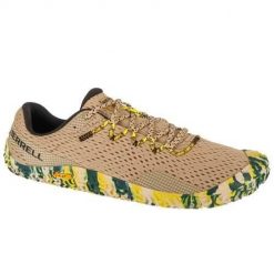 Buty do biegania męskie Merrell Vapor Glove 6. Brązowe buty sportowe męskie Merrell, z gumy, bez zapięcia, do biegania. Za 518.00 zł.