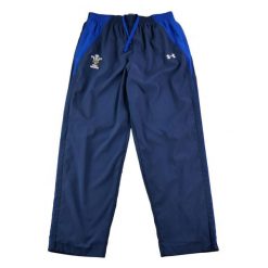 Second life - Męskie spodnie do biegania Welsh Rugby Union - Jak nowy. Niebieskie spodnie sportowe męskie Under Armour, m, bez wzorów, do biegania. Za 126.86 zł.