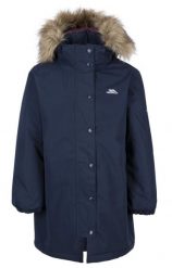 Trespass Astound - damska pikowana kurtka przeciwdeszczowa Tp50 Navy. Niebieskie kurtki damskie 2117 OF SWEDEN, xl, bez wzorów, z futra. Za 161.35 zł.