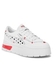 Puma Sneakersy Mayze Stack Miraculous Jr 393906 02 Biały. Białe buty sportowe dziewczęce Puma, bez wzorów, ze skóry, bez zapięcia. Za 309.99 zł.