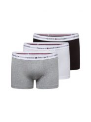 Tommy Hilfiger Obcisłe bokserki pakowane po 3 szt. Mężczyźni Bawełna szary|biały|czarny, XXL. Białe bokserki męskie Tommy Hilfiger, m, bez wzorów, z bawełny. Za 179.95 zł.