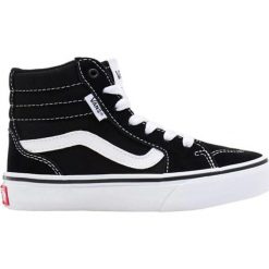 Buty sportowe dla dzieci Vans YT Filmore Hi. Czarne buty sportowe dziewczęce Vans, bez wzorów, bez zapięcia. W wyprzedaży za 399.55 zł.