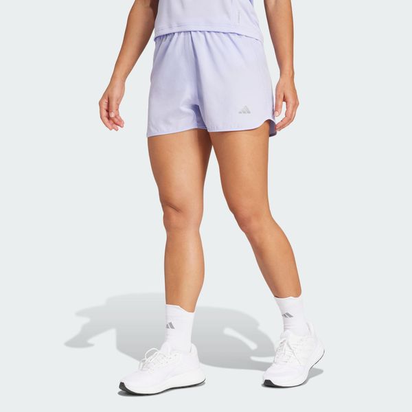 Szorty Run It. Fioletowe obuwie sportowe damskie Adidas, l, bez wzorów, z materiału, z podwyższonym stanem, do biegania. Za 127.60 zł.
