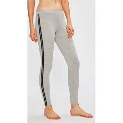 Dkny - Piżama. Szare legginsy damskie DKNY, z bawełny. W wyprzedaży za 129.90 zł.