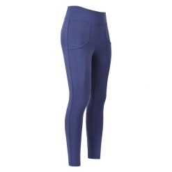 Dziewczęce legginsy jeździeckie z pełną przyczepnością Imperial Riding IRHSam. Czarne legginsy dla dziewczynek IMPERIAL RIDING, bez wzorów. Za 245.00 zł.