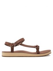 Teva Sandały Original Universal Slim Lea 1151031 Brązowy. Brązowe sandały damskie Teva, bez wzorów, ze skóry, bez obcasa, na płaskiej podeszwie, bez zapięcia. Za 379.99 zł.