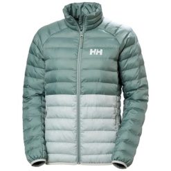 Damska kurtka ocieplana Helly Hansen Banff. Szare kurtki damskie Helly Hansen, s, bez wzorów, z materiału, długie, bez kaptura, narciarskie. Za 650.95 zł.