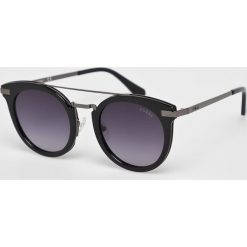 Guess Jeans - Okulary GF6046. Czarne okulary przeciwsłoneczne damskie Guess Jeans, okrągłe. W wyprzedaży za 199.90 zł.