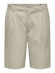 Only & Sons Szorty materiałowe Lou 22032473 Beżowy Regular Fit. Brązowe szorty męskie Only & Sons, m, bez wzorów, z materiału. Za 129.99 zł.