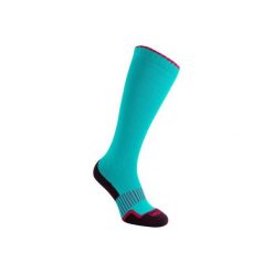 Skarpety narciarskie WARM 100. Niebieskie skarpety męskie WED'ZE. Za 19.99 zł.
