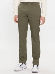 Tommy Hilfiger Chinosy Denton MW0MW33938 Khaki Slim Fit. Brązowe eleganckie spodnie męskie Tommy Hilfiger, m, bez wzorów, z bawełny. Za 349.99 zł.