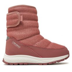 Śniegowce Viking. Czerwone śniegowce dziewczęce Viking, bez zapięcia. Za 299.99 zł.