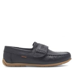 Mokasyny Lasocki Young. Niebieskie półbuty chłopięce Lasocki Young, bez wzorów, bez zapięcia. Za 119.99 zł.