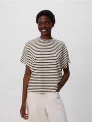 T-shirt kimono z dodatkiem modalu - wielobarwny. T-shirty damskie Reserved, l, bez wzorów, z dzianiny, bez kołnierzyka. W wyprzedaży za 49.99 zł.
