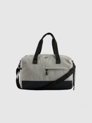 4F Torba treningowa (18 L) - szara Uniwersalny. Szare plecaki damskie 4f, bez wzorów, z materiału, sportowe. Za 129.99 zł.