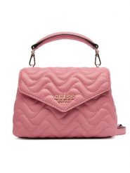 Guess Torebka HWQG96 53780 Różowy. Czerwone torebki do ręki damskie Guess, z aplikacjami, ze skóry, bez dodatków. Za 399.99 zł.
