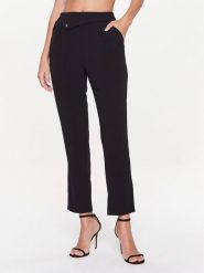 Liu Jo Sport Spodnie materiałowe TA3192 TS423 Czarny Regular Fit. Czarne spodnie sportowe damskie Liu Jo Sport, s, bez wzorów, z materiału. Za 729.99 zł.