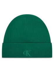 Calvin Klein Czapka LV04D8020G Zielony. Zielone rękawiczki męskie Calvin Klein, na zimę, bez wzorów, z materiału. Za 129.99 zł.