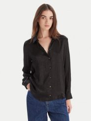 Marella Koszula Matita 2525116091 Czarny Regular Fit. Czarne bluzki damskie Marella, bez wzorów, z syntetyku, bez kołnierzyka, bez ramiączek. Za 559.99 zł.