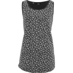 Top bawełniany z nadrukiem bonprix czarny z nadrukiem. Topy damskie marki DOMYOS. Za 34.99 zł.