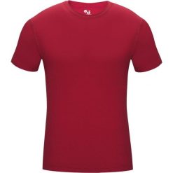 Koszulka z krótkim rękawem Podkoszulek męski Pro Compression. Czerwone koszulki sportowe męskie BADGER SPORT, l, bez wzorów, bez kołnierzyka, bez ramiączek. Za 150.95 zł.