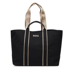 Torebka BOSS. Czarne torebki do ręki damskie Boss, bez wzorów, bez dodatków. Za 409.99 zł.