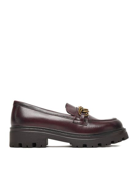 Lasocki Loafersy CEO-WI33-CSA538-SANDY-43 Bordowy. Czerwone mokasyny damskie Lasocki, ze skóry. Za 239.99 zł.