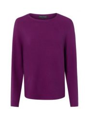 Franco Callegari Sweter z dzianiny Kobiety Bawełna wyrazisty róż|lila, XXXL. Czerwone swetry damskie Franco Callegari, uniwersalny, bez wzorów, z bawełny, eleganckie, bez kołnierzyka, bez ramiączek, bez kaptura. Za 249.95 zł.