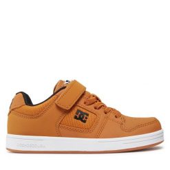 Sneakersy DC Shoes. Brązowe trampki i tenisówki chłopięce DC Shoes, bez wzorów, bez zapięcia. Za 149.99 zł.