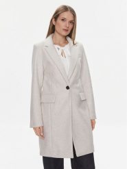ONLY Płaszcz przejściowy Nancy 15292832 Biały Regular Fit. Białe płaszcze damskie Only, m, bez wzorów, z syntetyku, bez kaptura. Za 229.99 zł.