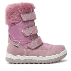 Śniegowce Primigi. Czerwone śniegowce dziewczęce Primigi, z gore-texu, bez zapięcia. Za 499.99 zł.