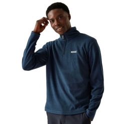 Bluza Polarowa z suwakiem Męska Thompson. Niebieskie bluzy męskie Regatta, l, bez wzorów, z materiału, bez kaptura. Za 129.99 zł.
