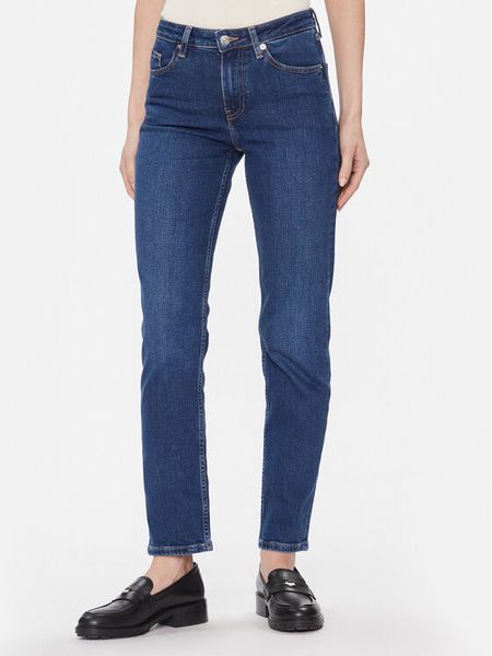 Tommy Hilfiger Jeansy Classic WW0WW40648 Granatowy Straight Fit. Niebieskie jeansy damskie Tommy Hilfiger. Za 239.99 zł.