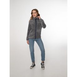 Bluza z długim rękawem rozpinana na zamek damska PROTEST Riri. Szare bluzy damskie Protest, bez wzorów, bez kaptura. W wyprzedaży za 224.99 zł.