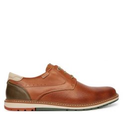 Półbuty Pikolinos. Brązowe półbuty na co dzień męskie Pikolinos, bez zapięcia. Za 599.99 zł.