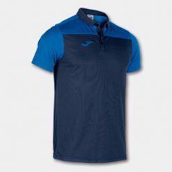 Koszulka polo do tenisa męska Joma Hobby II. Niebieskie koszulki polo męskie Joma, m, bez wzorów, sportowe, bez ramiączek. Za 237.00 zł.