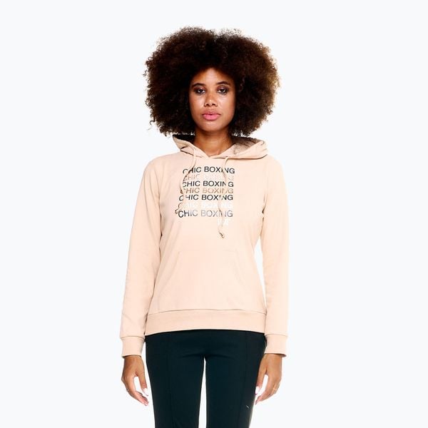 Bluza damska LEONE 1947 Chic Boxing Hoody. Brązowe bluzy damskie LEONE 1947, xs, bez wzorów, z elastanu, bez kaptura. Za 349.99 zł.