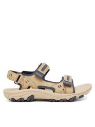 Merrell Sandały Huntington Sport Convert J038488 Beżowy. Brązowe obuwie sportowe damskie Merrell, bez wzorów, ze skóry. Za 279.99 zł.