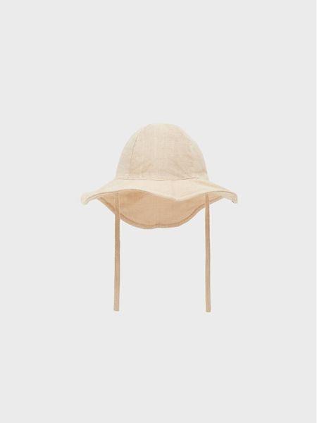 NAME IT Kapelusz 13213745 Beżowy. Brązowe czapki dla dzieci Name it, bez wzorów, z wiskozy. Za 49.99 zł.