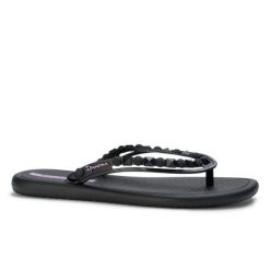 Japonki klapki damskie Ipanema 27130 MEU SOL AD. Czarne klapki damskie Ipanema, bez wzorów, z materiału, eleganckie, bez obcasa. Za 35.00 zł.