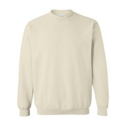 Bluza Rozpinana Z Grubej Mieszanki Dla Dorosłych Unisex. Brązowe bluzy męskie Gildan, l, bez wzorów, bez kaptura. Za 63.99 zł.