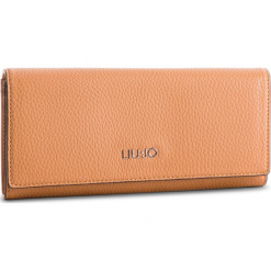 Duży Portfel Damski LIU JO - Xl Bifold Isola N68161 E0033 Cuoio Chiaro 61336. Brązowe portfele damskie marki Liu Jo, ze skóry ekologicznej. Za 299.00 zł.