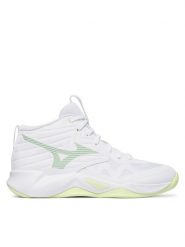 Mizuno Buty halowe Wave Momentum Pro Mid V1GC2545 Biały. Białe obuwie sportowe damskie Mizuno, bez wzorów, z materiału. Za 489.99 zł.
