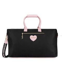 Torba weekendowa Juicy Couture. Czarne torby podróżne damskie Juicy Couture, bez wzorów. Za 369.99 zł.