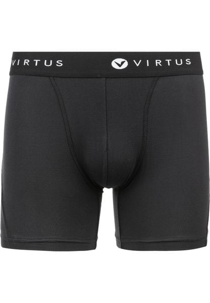Bokserki Virtus Tuch. Czarne bokserki męskie VIRTUS, m, bez wzorów, z materiału. Za 101.50 zł.