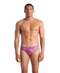 Kąpielówki Arena Pink Dahlia Swim Briefs. Czerwone kąpielówki męskie Arena, l, bez wzorów, z tkaniny, do pływania. Za 113.85 zł.